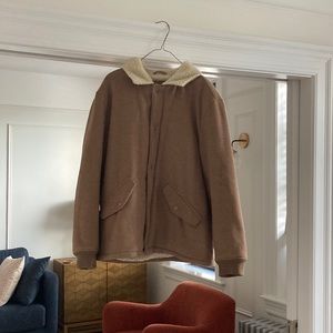 JCrew Sherpa Lined wool-blend variety jacket